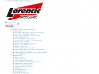lorencic.si Webseite Vorschau