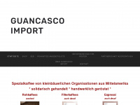 guancasco-import.de Webseite Vorschau