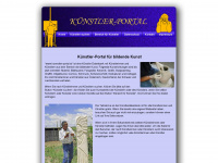 kuenstler-portal.at Webseite Vorschau