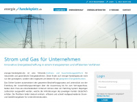 energie-handelsplatz.de Webseite Vorschau