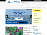 geographie.rwth-aachen.de Webseite Vorschau