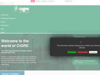 cigre.org Webseite Vorschau