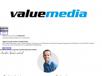 valuemedia.de Webseite Vorschau