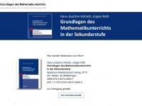 mathematikunterricht.net Webseite Vorschau