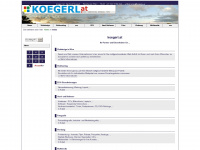 koegerl.at Webseite Vorschau