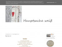 hauptsacheweiss.blogspot.com Webseite Vorschau