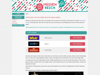 medien-reich.at Webseite Vorschau