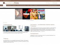 goldkindfilm.com Webseite Vorschau