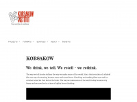 korsakow.tv Webseite Vorschau