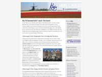 klassenfahrt-nach-holland.de Webseite Vorschau