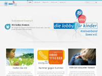 kinderschutzbund-kreis-soest.de Webseite Vorschau