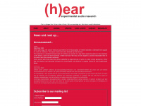 h-ear.org Webseite Vorschau