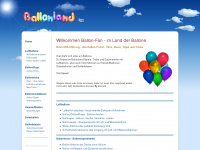 ballonland.org Webseite Vorschau