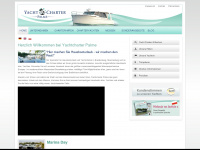 yachtcharterpalme.de Webseite Vorschau