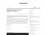 deutsche.wordpress.com Webseite Vorschau