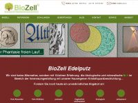 biozell.eu Webseite Vorschau