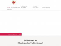 klostergasthof-heiligenkreuz.at Webseite Vorschau