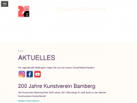 kunstverein-bamberg.de Webseite Vorschau