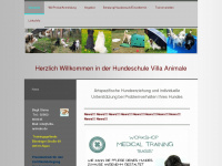hundeschule-villa-animale.de Webseite Vorschau