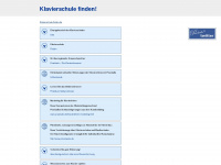 klavierschule-finden.de Webseite Vorschau