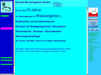 wunschgarten.ch Webseite Vorschau