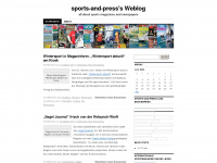 sportsandpress.wordpress.com Webseite Vorschau