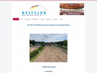 reitclub-burgoberbach.de Webseite Vorschau