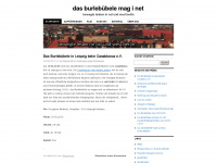 burlebuebele.wordpress.com Webseite Vorschau