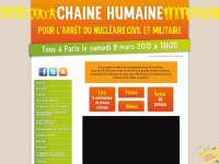 chainehumaine.org Webseite Vorschau