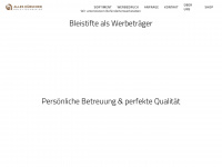 bleistifte.ch Webseite Vorschau