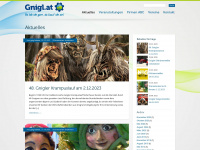 gnigl.at Webseite Vorschau