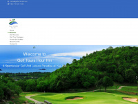 golftourshuahin.com Webseite Vorschau
