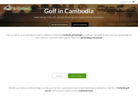 golfincambodia.com Webseite Vorschau