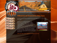 dreamcatcher-biker-tours.com Webseite Vorschau