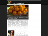 orange-frucht.de Webseite Vorschau