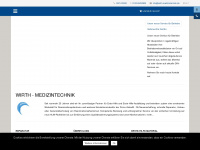 wirth-medizintechnik.de Webseite Vorschau