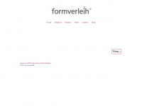 formverleih.com Webseite Vorschau