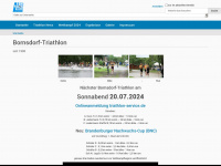 bornsdorf-triathlon.de Webseite Vorschau