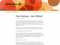 datazero.de Webseite Vorschau
