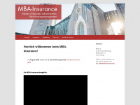 mba-insurance.de Webseite Vorschau