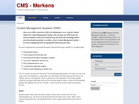cms-merkens.de Webseite Vorschau