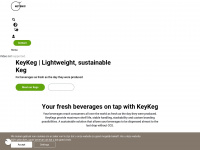 keykeg.com Webseite Vorschau