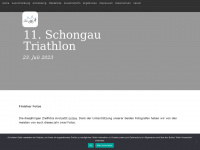 schongau-triathlon.de Webseite Vorschau