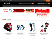 eleven-sportswear.at Webseite Vorschau