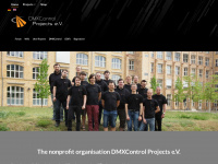 dmxcontrol-projects.org Webseite Vorschau