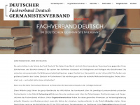 fachverband-deutsch.de Webseite Vorschau