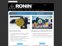 ronin.co.za Webseite Vorschau