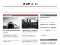 forum-recht-online.de Webseite Vorschau