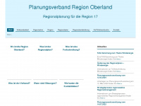 region-oberland.bayern.de Webseite Vorschau