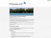 pilsensee.info Webseite Vorschau